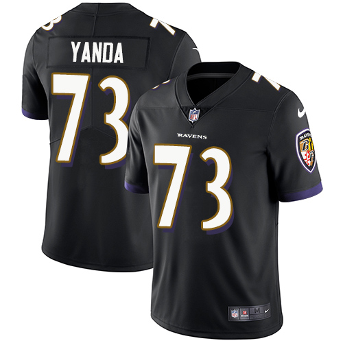 2019 Men Baltimore Ravens #73 Yanda black Nike Vapor Untouchable Limited NFL Jersey->baltimore ravens->NFL Jersey